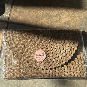 Handmade Straw Clutch